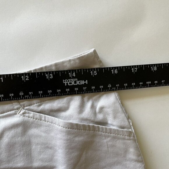 Nike Golf Skirt Women Size 8 Medium Ivory FIT DRY Short Mini Zip Pockets Active - Picture 11 of 13